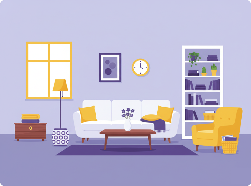 Home goods expertise illustration
